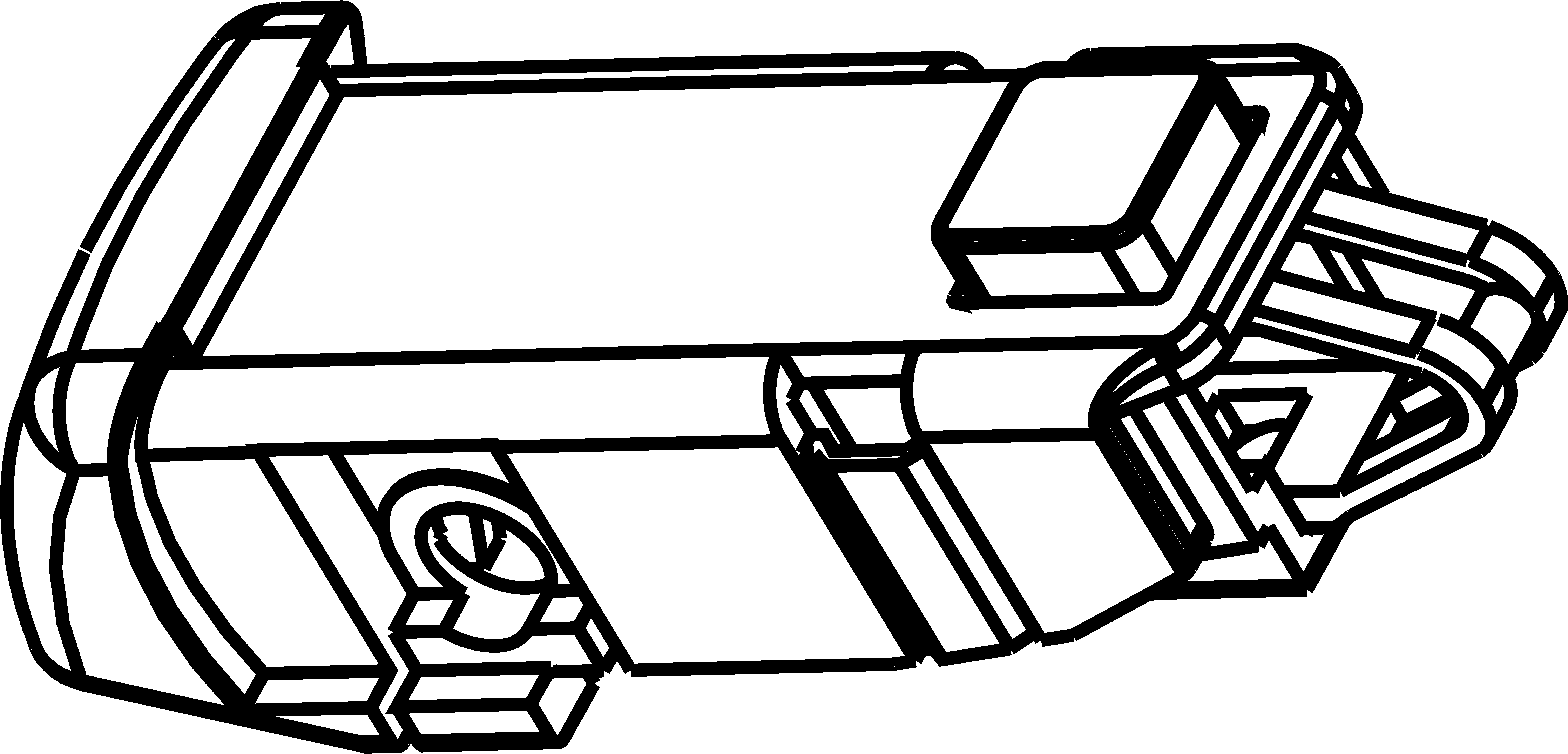 Narrow Push Button